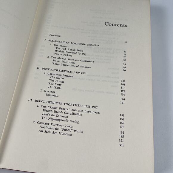 McAlmon and the Lost Generation: A Self Portrait Hardcover Book Joyce Hemingway - Picture 6 of 11